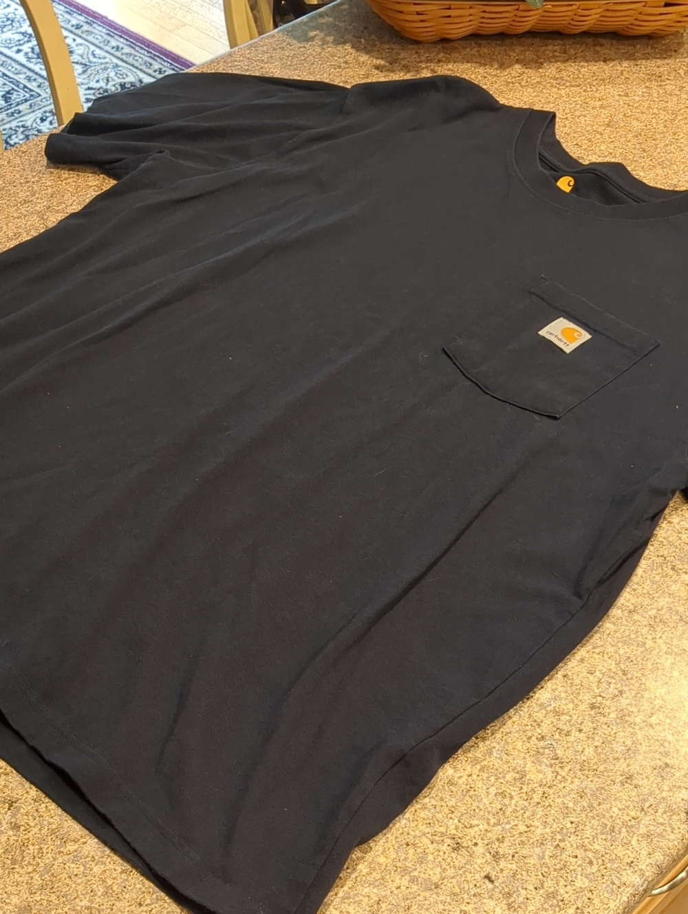 Carhartt K87 NVY Navy Blue Workwear Original Fit S/S Pocket T Shirt XL